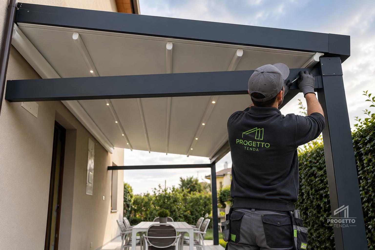 Intervento di manutenzione - Progetto Tenda